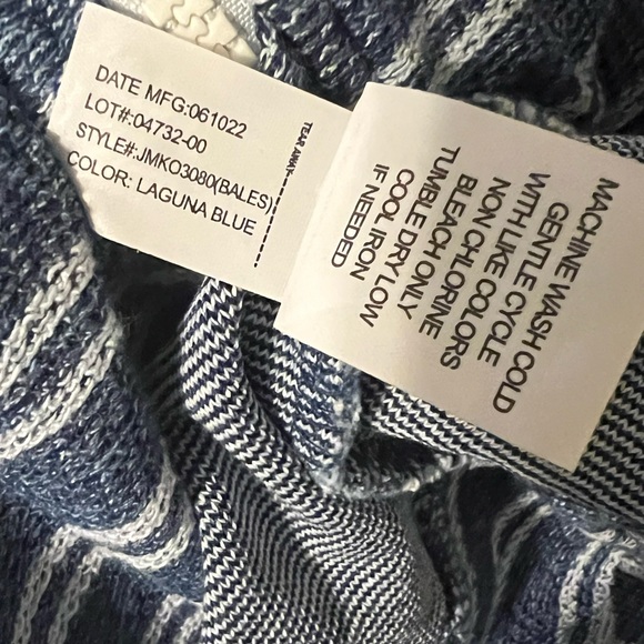 Johnnie-O Bales striped pull over 1/2 zip hoodie - Picture 11 of 11